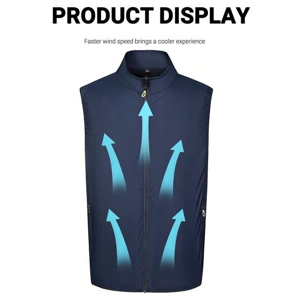 Cooling Vest Shell Navy 3XL (Vest Only, does not contain electric components) - Picture 10 of 11